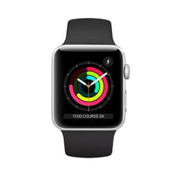 Apple Watch (Series 3) GPS 42 mm - Aluminium Argent - Sport Noir