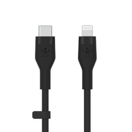 Belkin - Câble USB-C vers Lightning en silicone - 2M, Noir