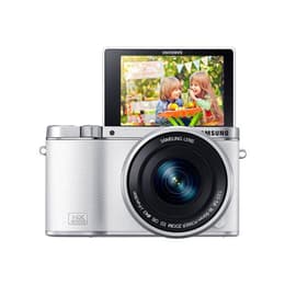 Hybride Samsung NX3000 - Blanc + Objectif Samsung NX 16-50mm f/3.5-5.6 + 50-200mm f/4-5.6