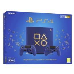 PlayStation 4 Slim 500Go - Bleu - Edition limitée Days of Play Blue