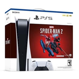 PlayStation 5 825Go - Blanc - Edition limitée Spider-Man 2 + Spider-Man 2