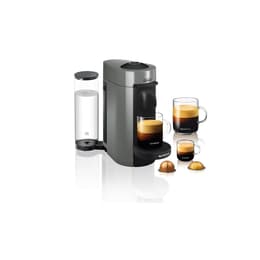 Machine Expresso Compatible Nespresso Krups Vertuo GCB2 1.1L - Titane