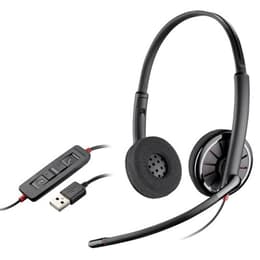 Casque réducteur de bruit filaire avec micro Plantronics Blackwire C320M - Noir