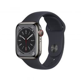 Montre Apple - Hermès Cardio GPS Watch (Series7) 45mm GPS + Cellular Hermès - Argent