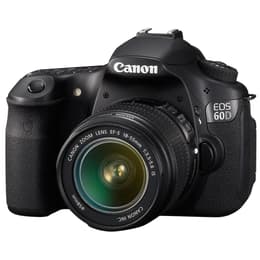 Reflex EOS 60D - Noir + Canon Zoom Lens EF-S 18-55mm f/3.5-5.6 IS f/3.5-5.6
