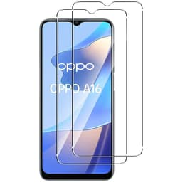 Écran de protection Écran de protection pour Oppo A16 Verre trempé - Verre trempé - Transparent