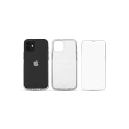 Coque Back Market iPhone 12 mini et écran de protection - GRS 4.0 Plastique recyclé - Transparent