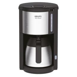 Cafetière Sans capsules Krups Pro Aroma KM305D 1L - Noir/Argent