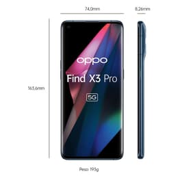 Oppo Find X3 Pro 256 Go - Bleu - Débloqué