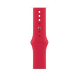 Apple Watch (Series 9) 2023 GPS + Cellular 45 mm - Aluminium Rouge - Bracelet sport Rouge