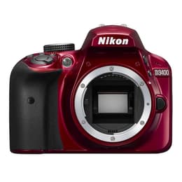 Reflex D3400 - Rouge + Nikon Nikon AF-P DX Nikkor 18-55mm f/3.5-5.6G VR f/3.5-5.6
