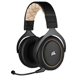 Casque réducteur de bruit gaming sans fil avec micro Corsair HS70 Pro Wireless - Crème