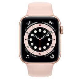 Apple Watch (Series SE) 2020 GPS 44 mm - Aluminium Or - Bracelet sport Rose