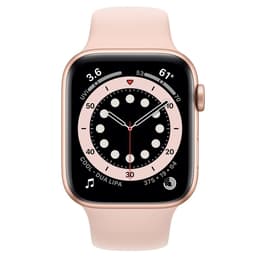 Apple Watch Series SE 1 (2020) GPS 44 mm - Aluminium Or - Bracelet sport Rose