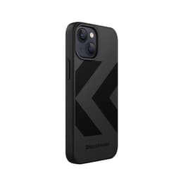 Coque Back Market iPhone 13 mini et écran de protection - Plastique recyclé - Noir (Chevron)