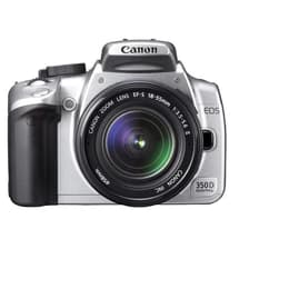 Reflex - Canon EOS 350D - Gris + Objectif Canon Zoom Lens EF-S 18-55mm f/3.5-5.6
