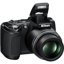 Bridge - Nikon Coolpix L330 Noir + Objectif Nikon Wide Optical Zoom VR Nikkor 25-525mm f/3.1-5.8