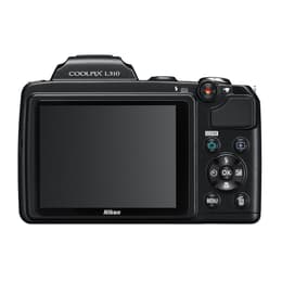 Bridge - Nikon Coolpix L330 Noir + Objectif Nikon Wide Optical Zoom VR Nikkor 25-525mm f/3.1-5.8