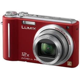 Compact Lumix DMC-TZ7 - Rouge + Leica Leica 12x Optical Zoom DC Vario-Elmar ASPH Mega O.I.S. 25 mm f/3.3-4.9 f/3.3-4.9