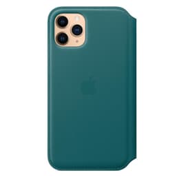 Coque folio Apple iPhone 11 Pro - Cuir Bleu