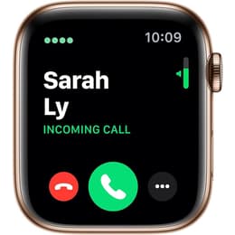 Apple Watch Series 4 (2018) - (bracelet non inclus) - GPS + Cellular 40 mm - Or Acier inoxydable