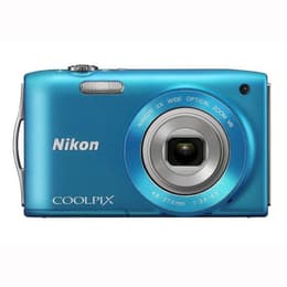 Compact Coolpix S3300 - Bleu + Nikon Nikkor 6x Wide Optical Zoom VR 26-156mm f/3.5-6.5 f/3.5-6.5
