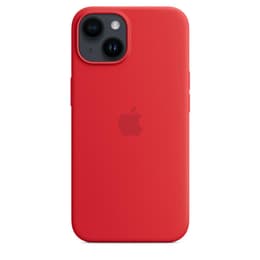 Coque en silicone Apple iPhone 14 Plus - Magsafe - Silicone Rouge