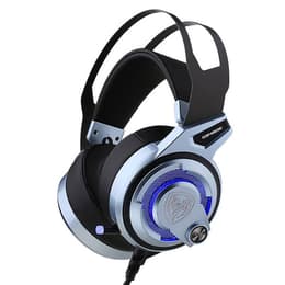 Casque réducteur de bruit gaming filaire avec micro Somic G949DE - Noir/Gris