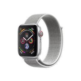 Apple Watch (Series 4) 2018 GPS + Cellular 44 mm - Aluminium Argent - Milanais Argent