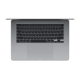 MacBook Air 15" (2023) - Apple M2 avec CPU 8 cœurs et GPU 10 cœurs - 8Go RAM - SSD 256Go - QWERTY - Anglais