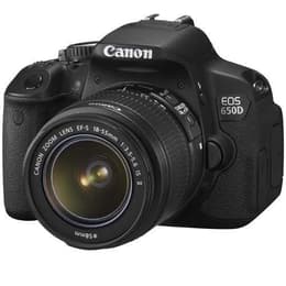 Reflex EOS 650D - Noir + Canon Canon EF-S 18-55 mm f/3.5-5.6 IS II f/3.5-5.6