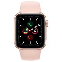 Apple Watch Series 5 (2019) GPS + Cellular 40 mm - Aluminium Or - Bracelet sport Rose