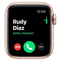 Apple Watch Series 5 (2019) GPS + Cellular 40 mm - Aluminium Or - Bracelet sport Rose