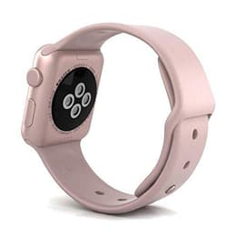 Apple Watch (Series 2) GPS 38 mm - Aluminium Or rose - Sport Rose des sables