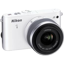 Hybride 1 J3 - Blanc + Nikon 1 Nikkor 10-30mm f/3.5-5.6 VR f/3.5-5.6
