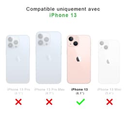 Coque Back Market iPhone 13 et écran de protection - Plastique recyclé - Transparent