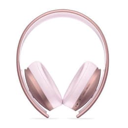 Casque réducteur de bruit gaming filaire + sans fil avec micro Sony Gold Wireless Headset Rose Gold Edition - Or rose