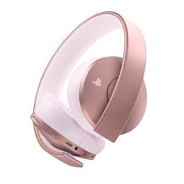 Casque réducteur de bruit gaming filaire + sans fil avec micro Sony Gold Wireless Headset Rose Gold Edition - Or rose
