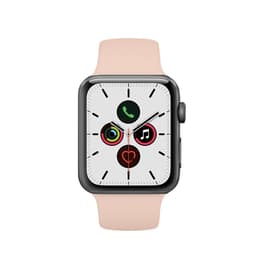 Apple Watch (Series 5) 2019 GPS 44 mm - Aluminium Gris sidéral - Sport Rose