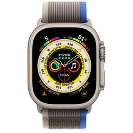 Apple Watch (Ultra) 2022 GPS + Cellular 49 mm - Titane Gris - Boucle Trail Gris