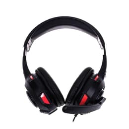 Casque gaming filaire avec micro Freaks And Geeks SWX-300 - Noir/Rouge