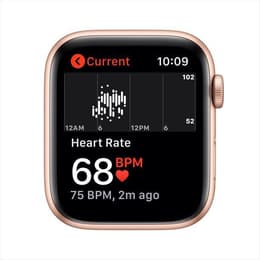 Apple Watch Series SE 1 (2020) GPS + Cellular 44 mm - Aluminium Or - Bracelet sport Rose