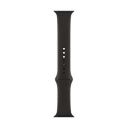 Apple Watch Series 5 (2019) GPS + Cellular 44 mm - Acier inoxydable Noir sidéral - Bracelet sport Noir