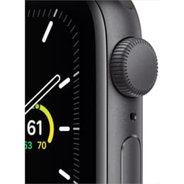 Apple Watch Series SE 1 (2020) GPS 44 mm - Aluminium Gris sidéral - Boucle sport Noir