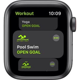 Apple Watch Series SE 1 (2020) GPS 44 mm - Aluminium Gris sidéral - Boucle sport Noir