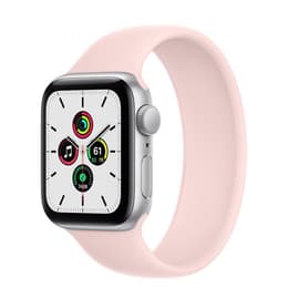 Apple Watch (Series SE) 2020 GPS 40 mm - Aluminium Argent - Bracelet sport Rose