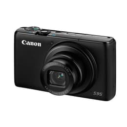 Compact PowerShot S95 - Noir + Canon Canon Zoom Lens 3.8 x IS 6-22,5mm f/2.0-4.9 f/2.0-4.9