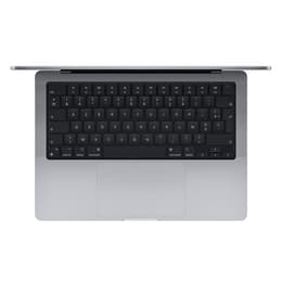 MacBook Pro 14" (2021) - Apple M1 Pro avec CPU 8 cœurs et GPU 14 cœurs - 16Go RAM - SSD 512Go - QWERTY - Portugais