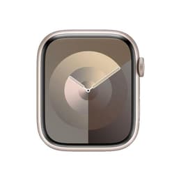 Apple Watch Series 9 (2023) - (bracelet non inclus) - GPS + Cellular 41 mm - Lumière stellaire Aluminium