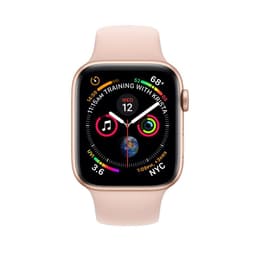Apple Watch (Series 4) 2018 GPS + Cellular 40 mm - Aluminium Or - Bracelet sport Rose